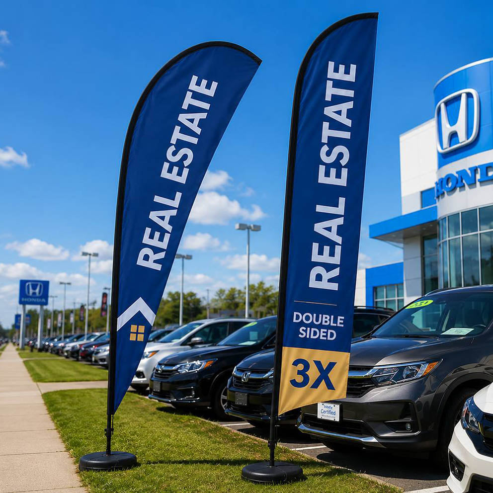 Feather Flags vs Teardrop Flags: Which Is Better? – bannerzones
