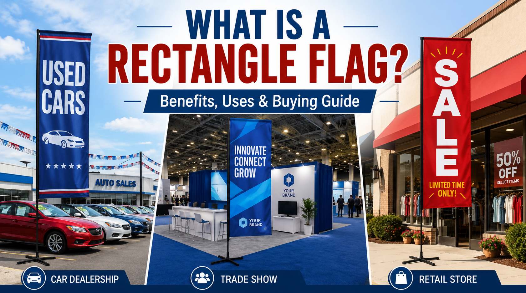 What Is a Rectangle Flag? Benefits, Uses & Buying Guide for Business A ...